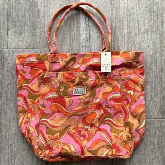 ๐ฅ๐ฅBILLABONG - ALONG THE WAY CANVAS TOTE BAG๐ฅ๐ฅ - Picture 3 of 9